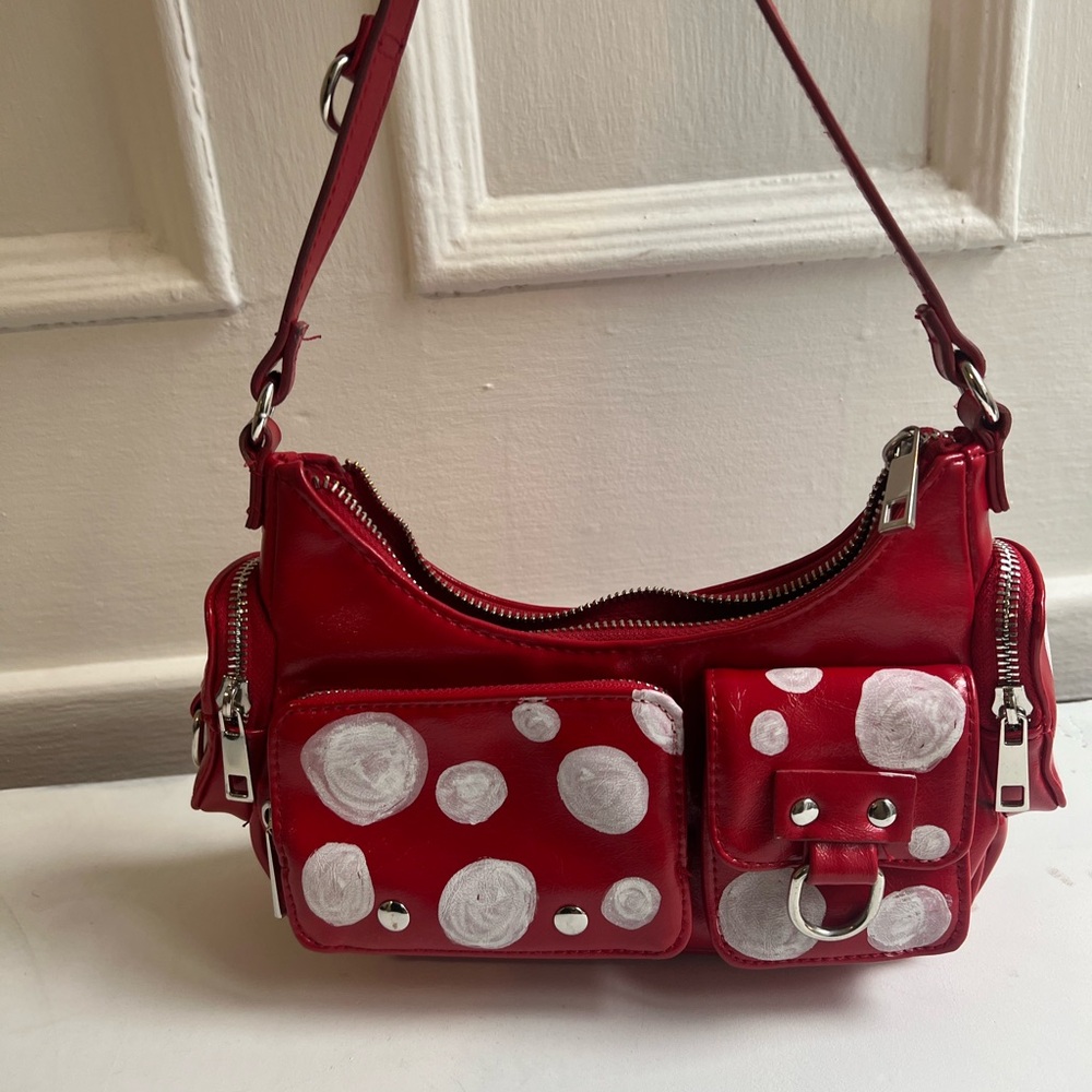 Red Polka Dot Women's Bag